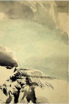 33 Echo 2005 Encre sur papier 46 x 31cm